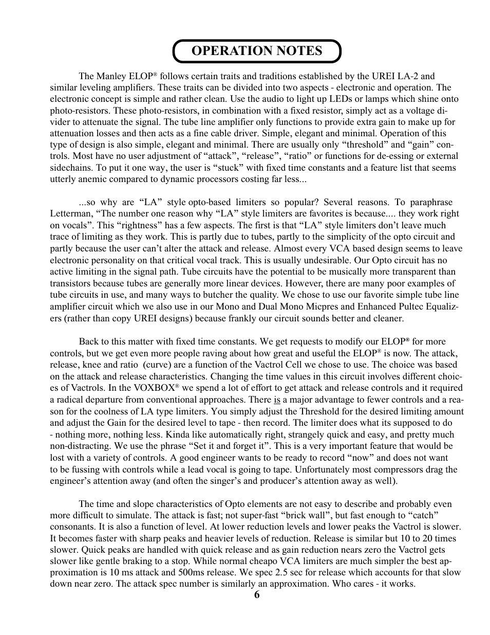 Manley ELOP User Manual | Page 6 / 14