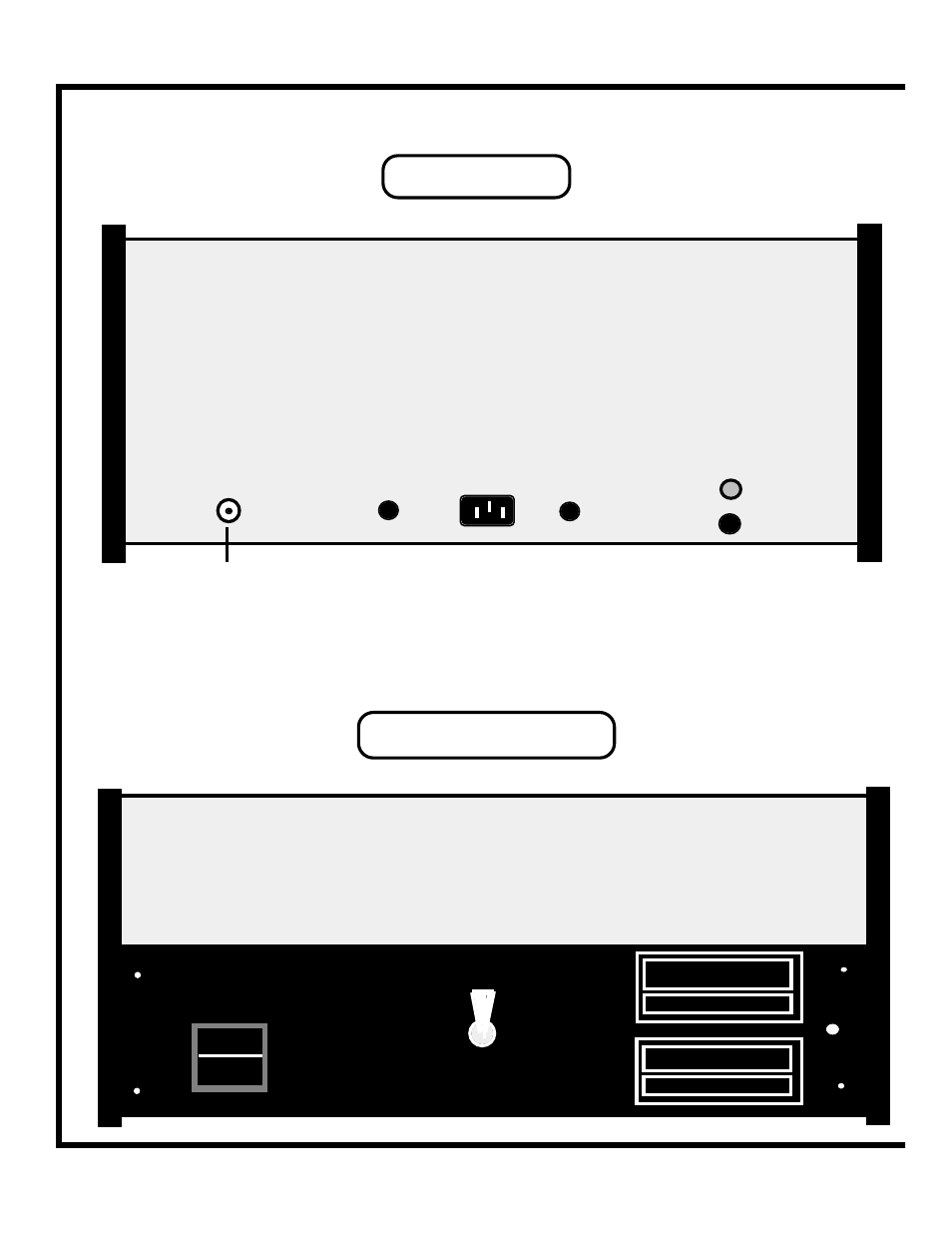 Rear view, Manley, Front view | Manley LAB SERIES MONOBLOCK 100 WATT AMPLIFIER User Manual | Page 7 / 12