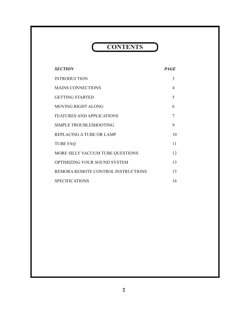 Manley JUMBO SHRIMP User Manual | Page 2 / 19