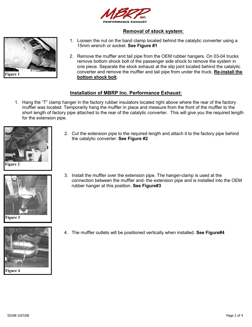 MBRP S5208 User Manual | Page 2 / 4