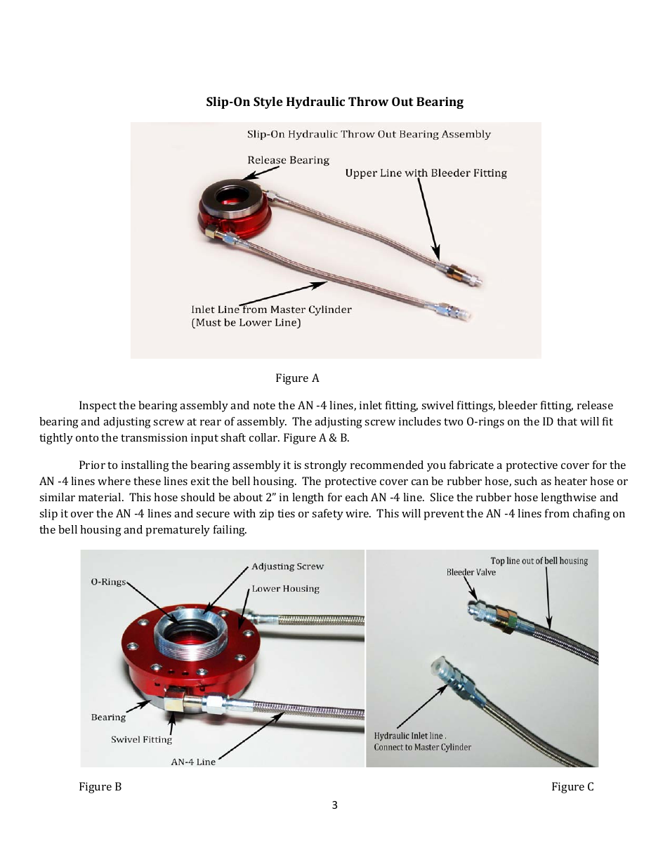 Mc Leod 1400 Series Slip On Hydraulic Bearing User Manual | Page 3 / 4