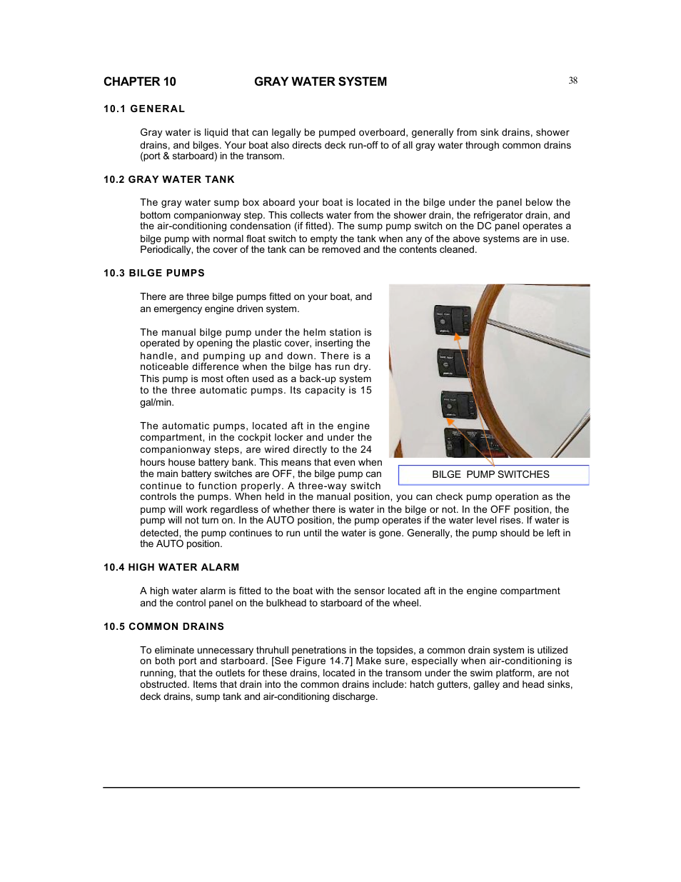 MJM Yachts 36z Express User Manual | Page 45 / 62