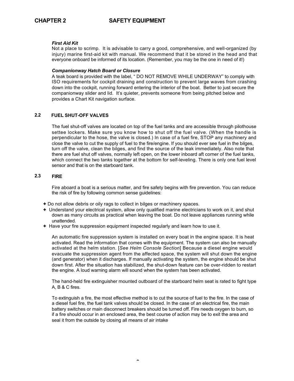 MJM Yachts 40z Express User Manual | Page 9 / 64