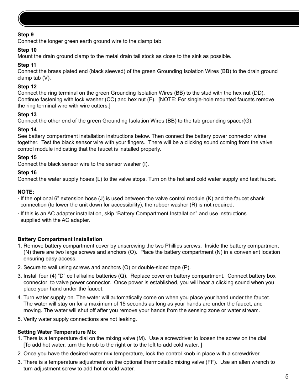 Rubbermaid 750355 User Manual | Page 5 / 8