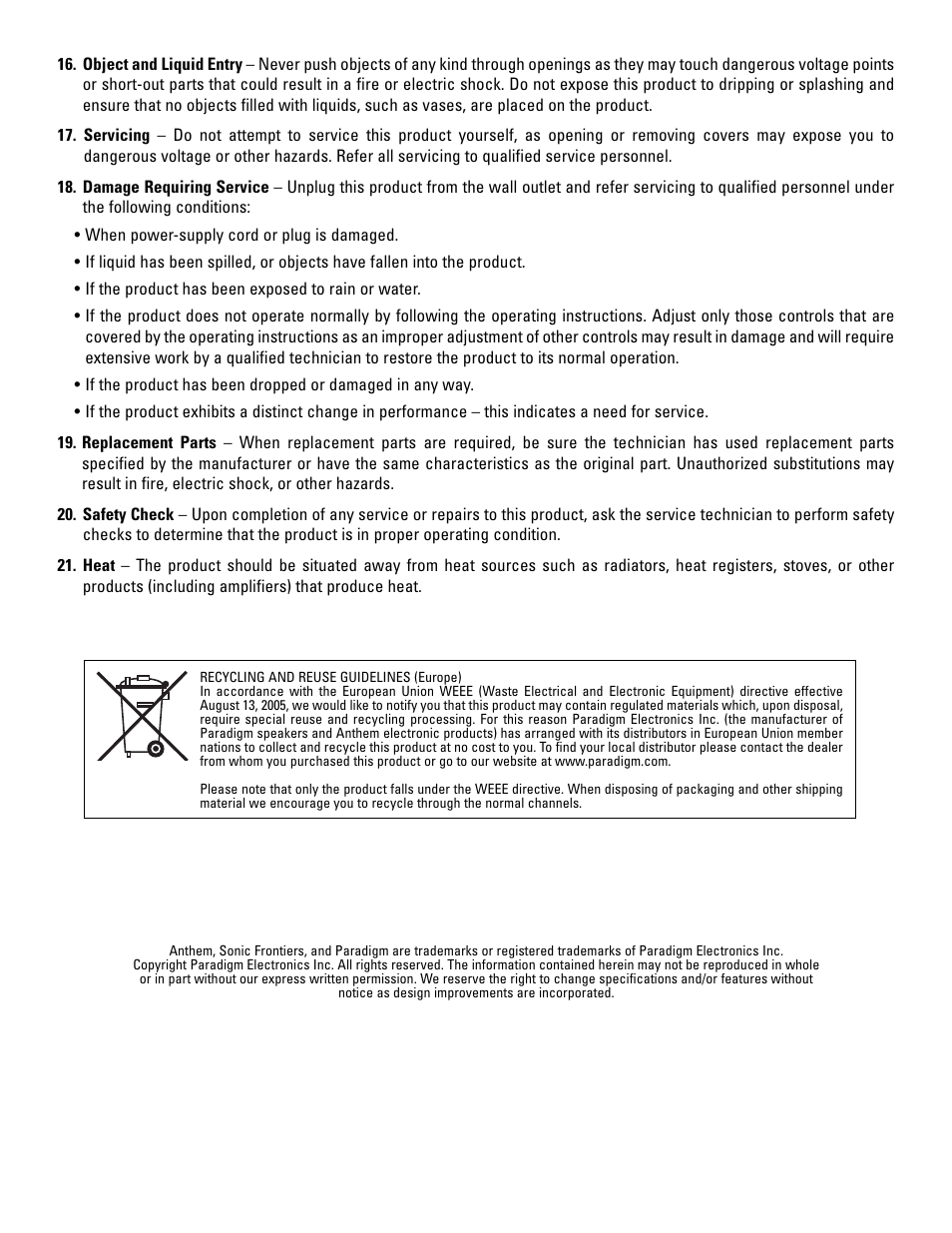Anthem PVA 8 User Manual | Page 4 / 12