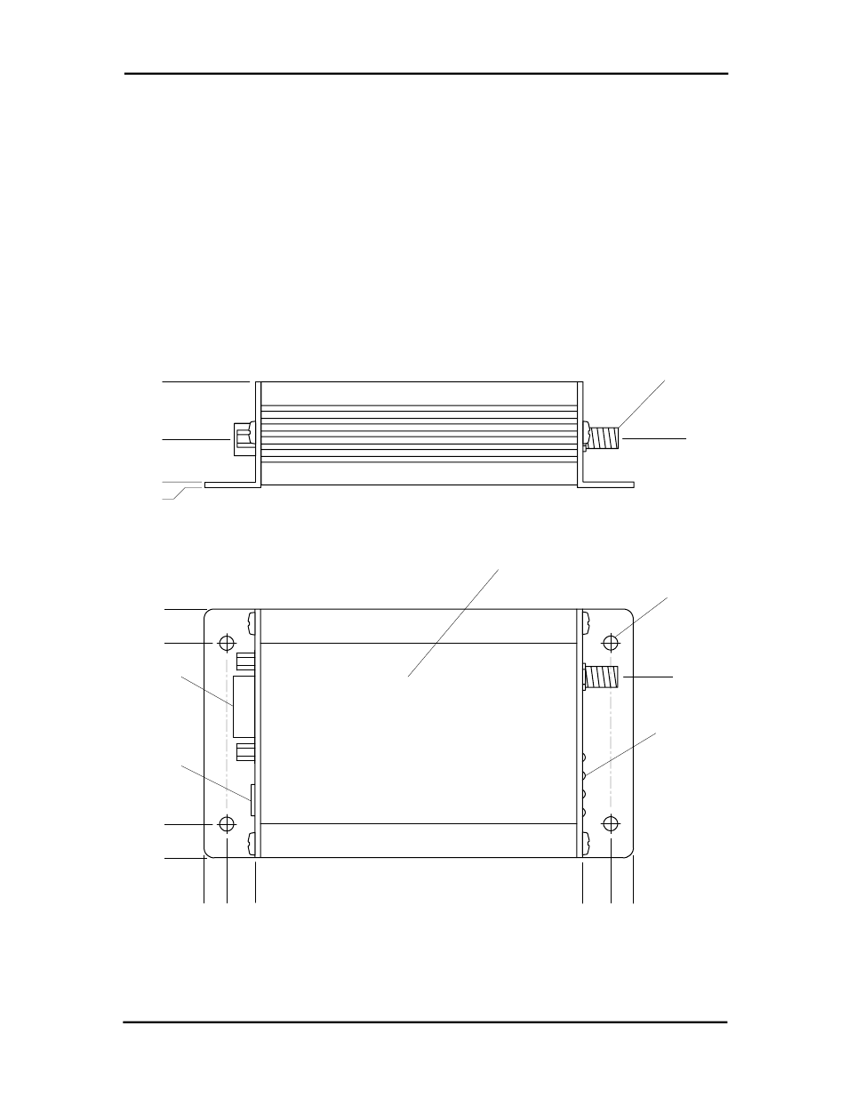 Cl4424 user’s manual, Cl4424 mechanical diagram, Side view top view | AeroComm CL4424 User Manual | Page 9 / 20