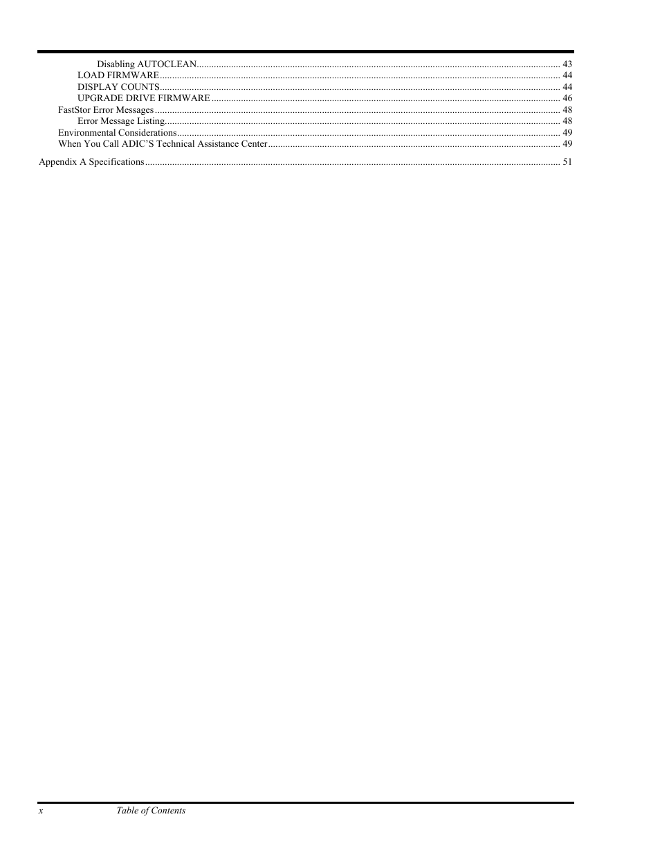 ADIC FastStor Mass Storage Device User Manual | Page 10 / 68