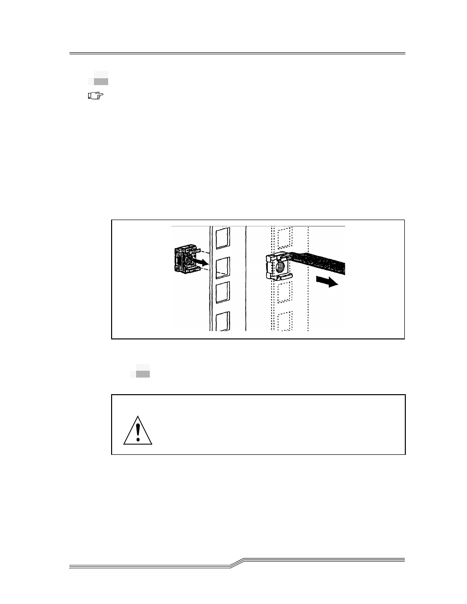 Installation procedure, Ear rail mounting | ADIC FCR 200 User Manual | Page 46 / 140