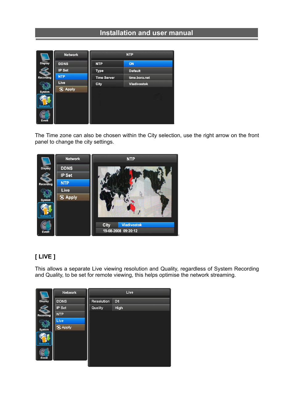Installation and user manual | Monoprice 6660 8-channel Security DVR User Manual | Page 49 / 100