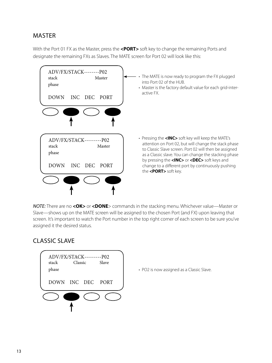 Master, Classic slave | Outback Power Systems GVFX Series Inverter/Charger Programing Manual User Manual | Page 14 / 32