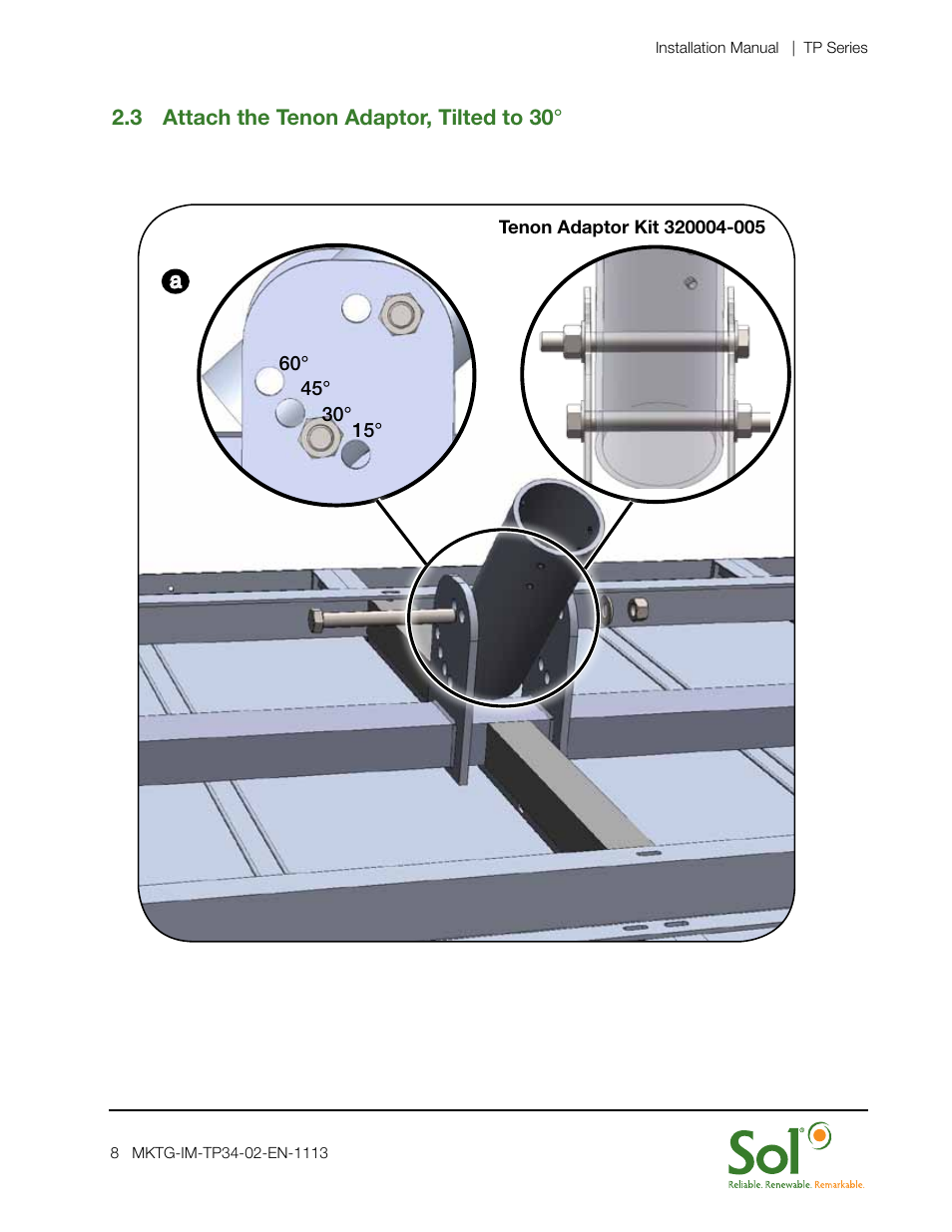 Sol TP Series Triple or Quad PV User Manual | Page 8 / 20