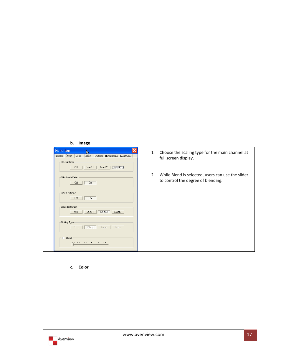 Avenview DVI-VIDEOWALL-4 User Manual | Page 17 / 29