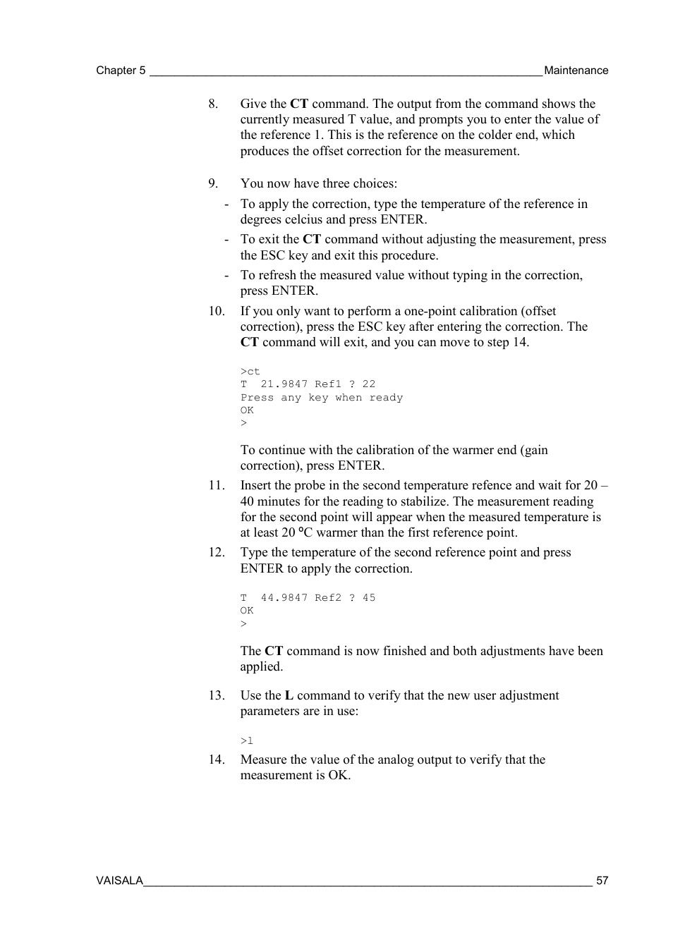 Vaisala HMM100 User Manual | Page 59 / 71