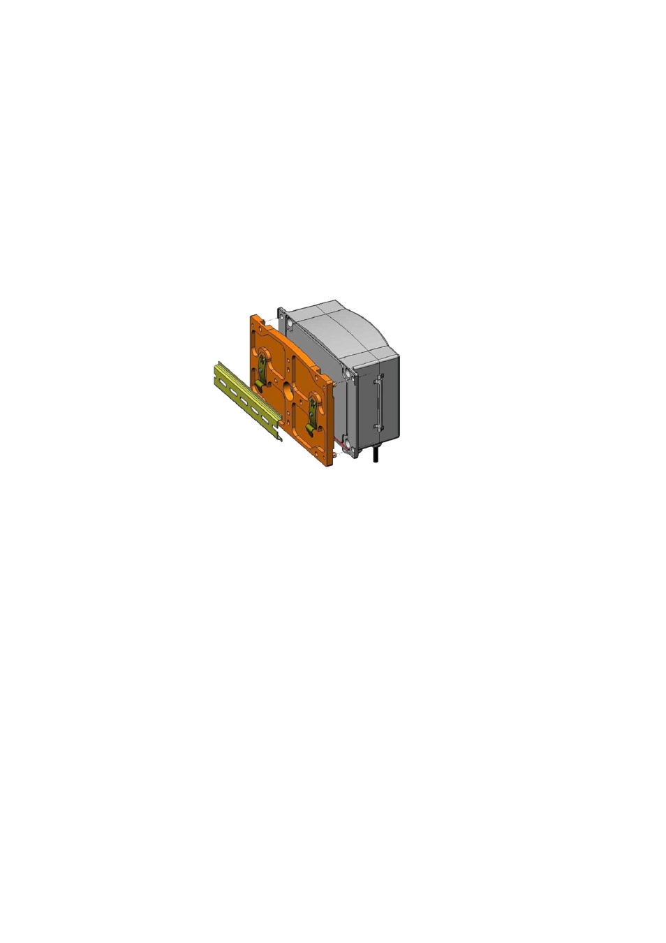 Mounting with din rail installation kit | Vaisala DMT346 User Manual | Page 29 / 185