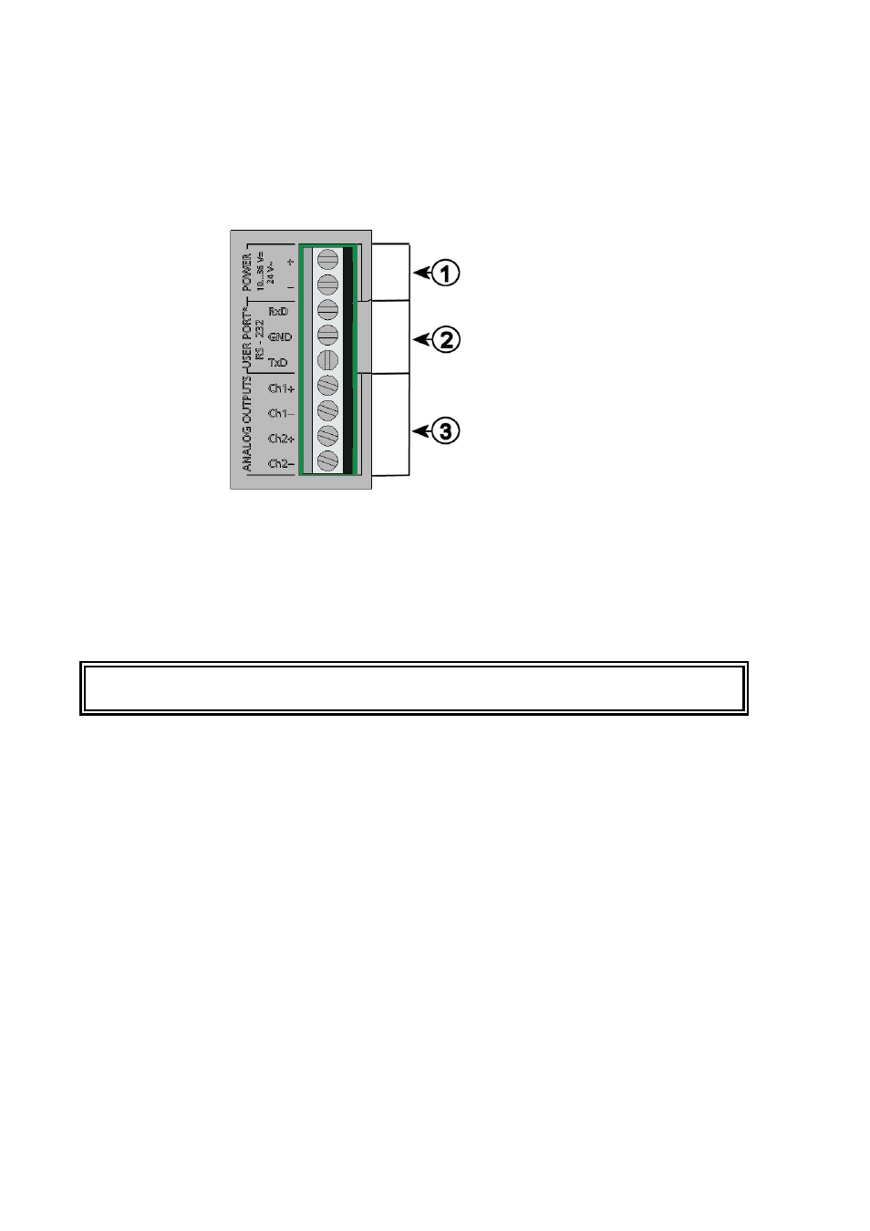 Signal and power supply wiring, Figure 20, Screw terminal block on motherboard | Signal and power supply, Wiring | Vaisala PTU300 User Manual | Page 42 / 217