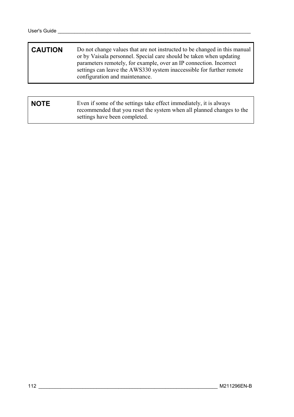 Vaisala AWS330 User Manual | Page 114 / 296