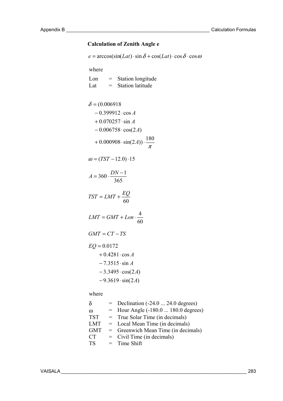 Vaisala AWS330 User Manual | Page 285 / 296