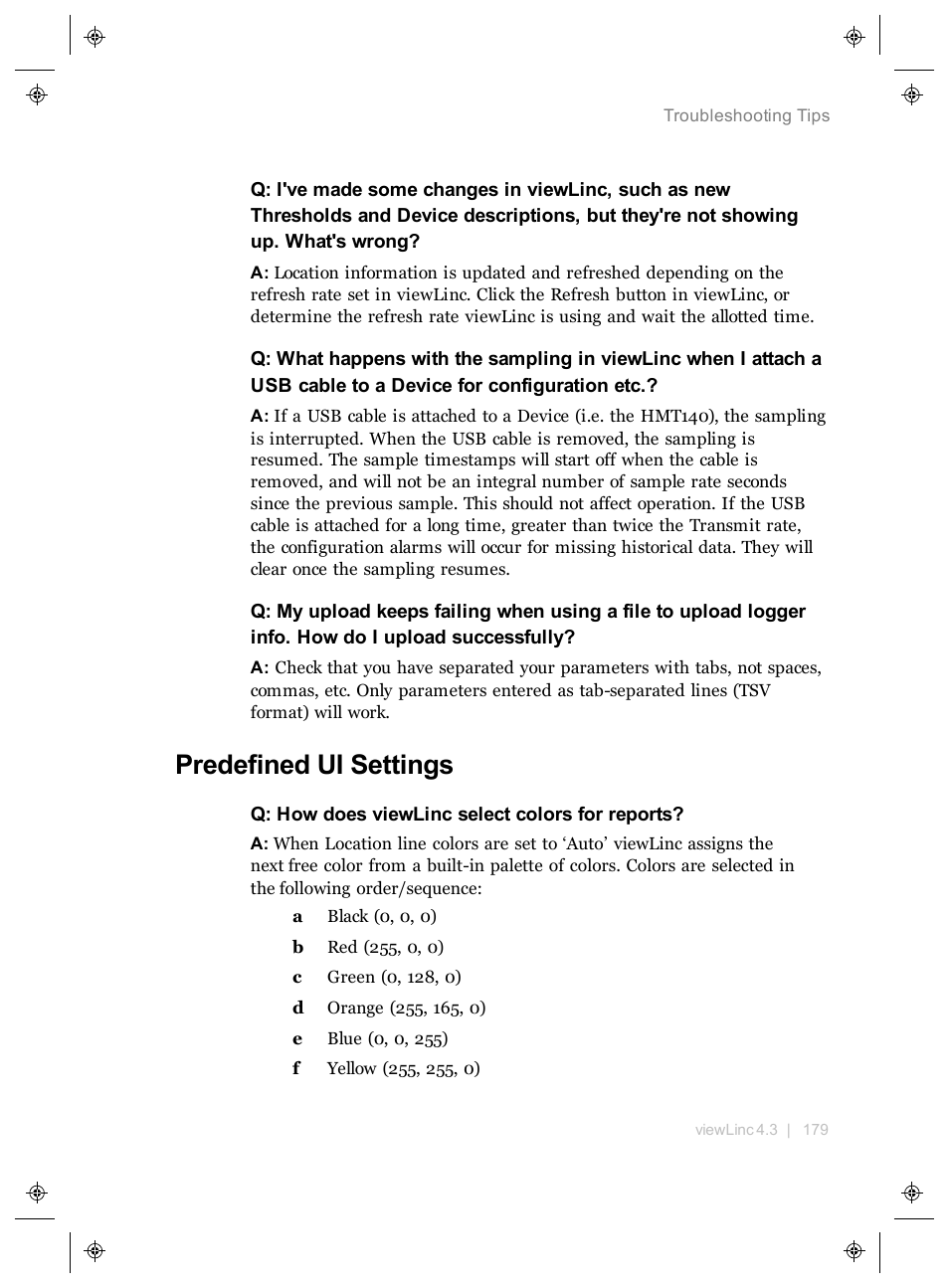 Predefined ui settings, Logging in | Vaisala viewLinc 4.3 User Manual | Page 187 / 206