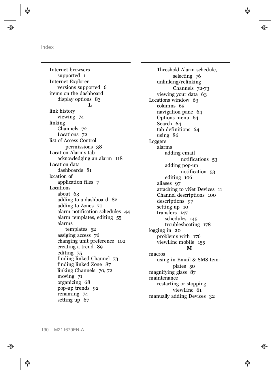 Vaisala viewLinc 4.3 User Manual | Page 198 / 206