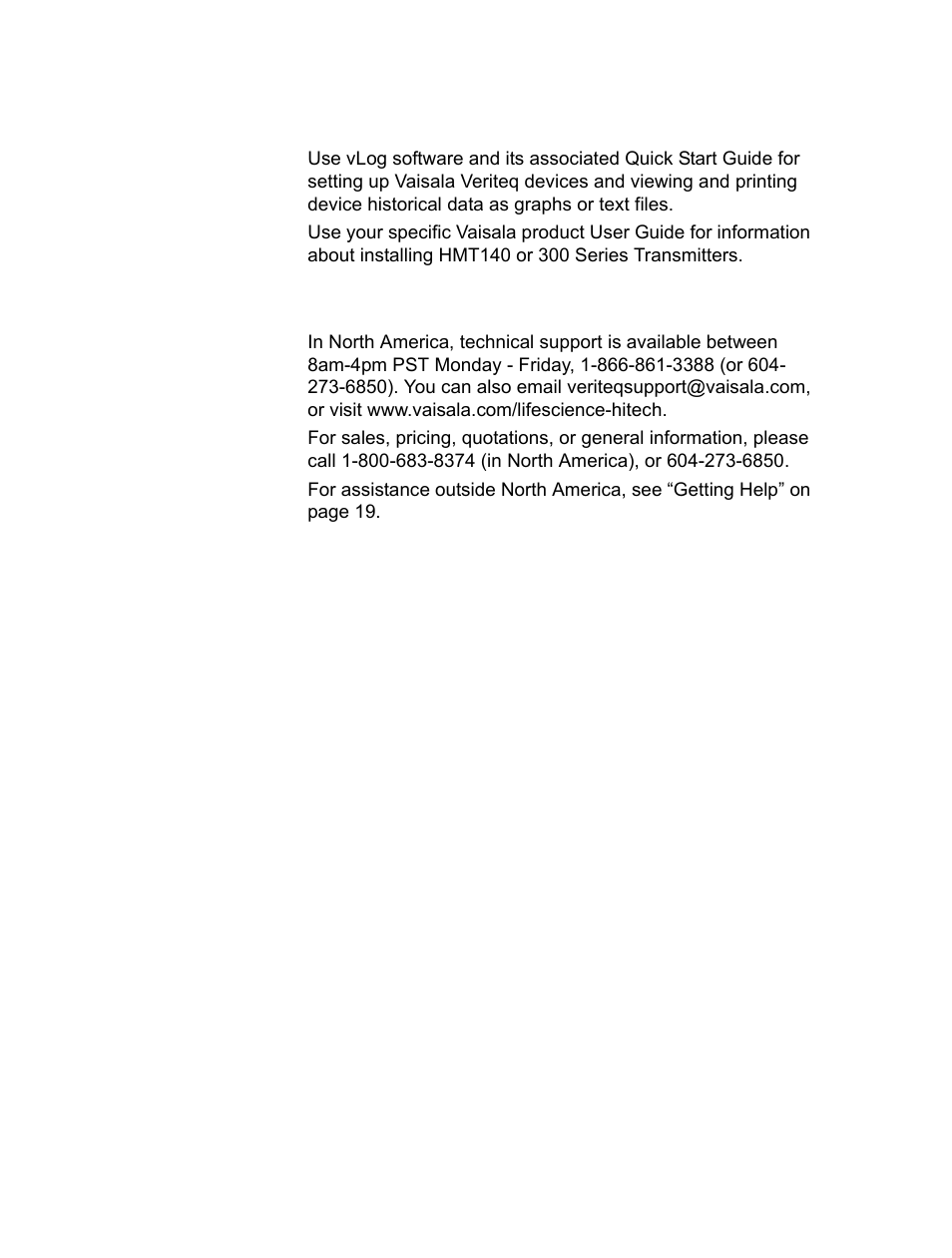 Support information ix, Support information | Vaisala viewLinc-4.1-M211518 User Manual | Page 11 / 175