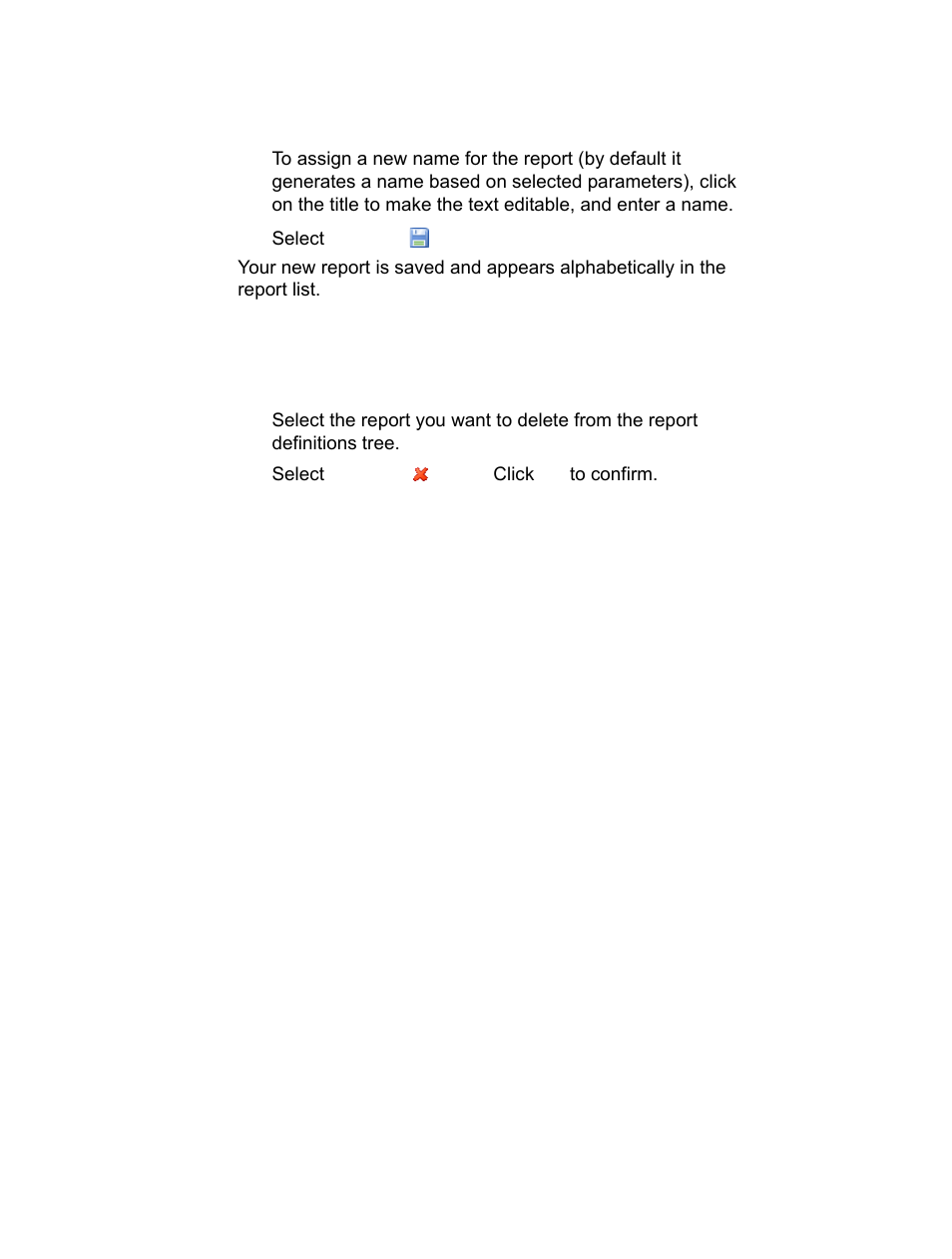 Deleting reports | Vaisala viewLinc-4.1-M211518 User Manual | Page 136 / 175
