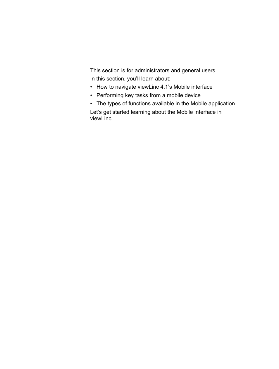 Chapter 10: mobile ui 135, Chapter 10: mobile ui | Vaisala viewLinc-4.1-M211518 User Manual | Page 142 / 175