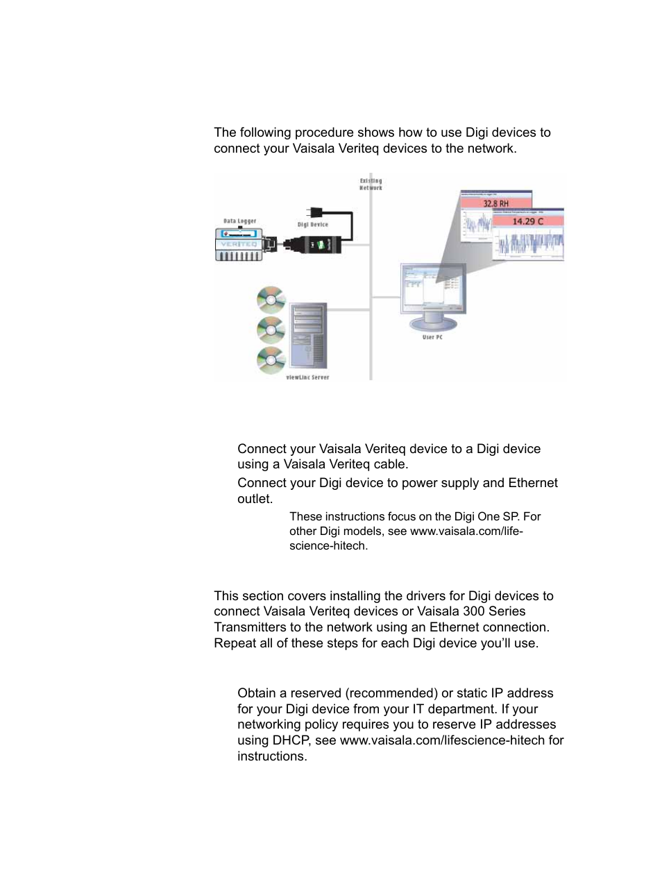 Method 2: using digi devices | Vaisala viewLinc-4.1-M211518 User Manual | Page 23 / 175