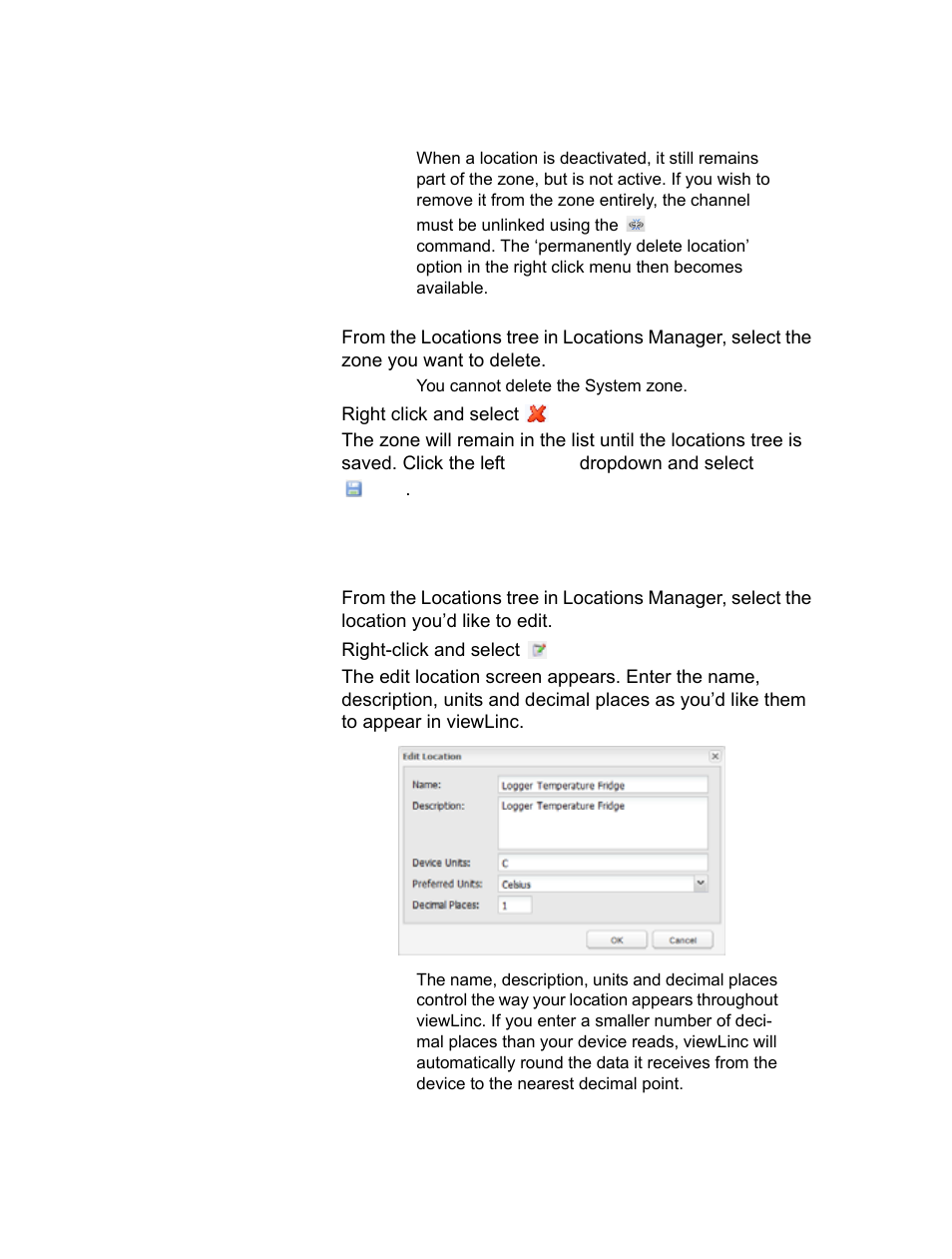 Editing location properties 35, Editing location properties | Vaisala viewLinc-4.1-M211518 User Manual | Page 47 / 175