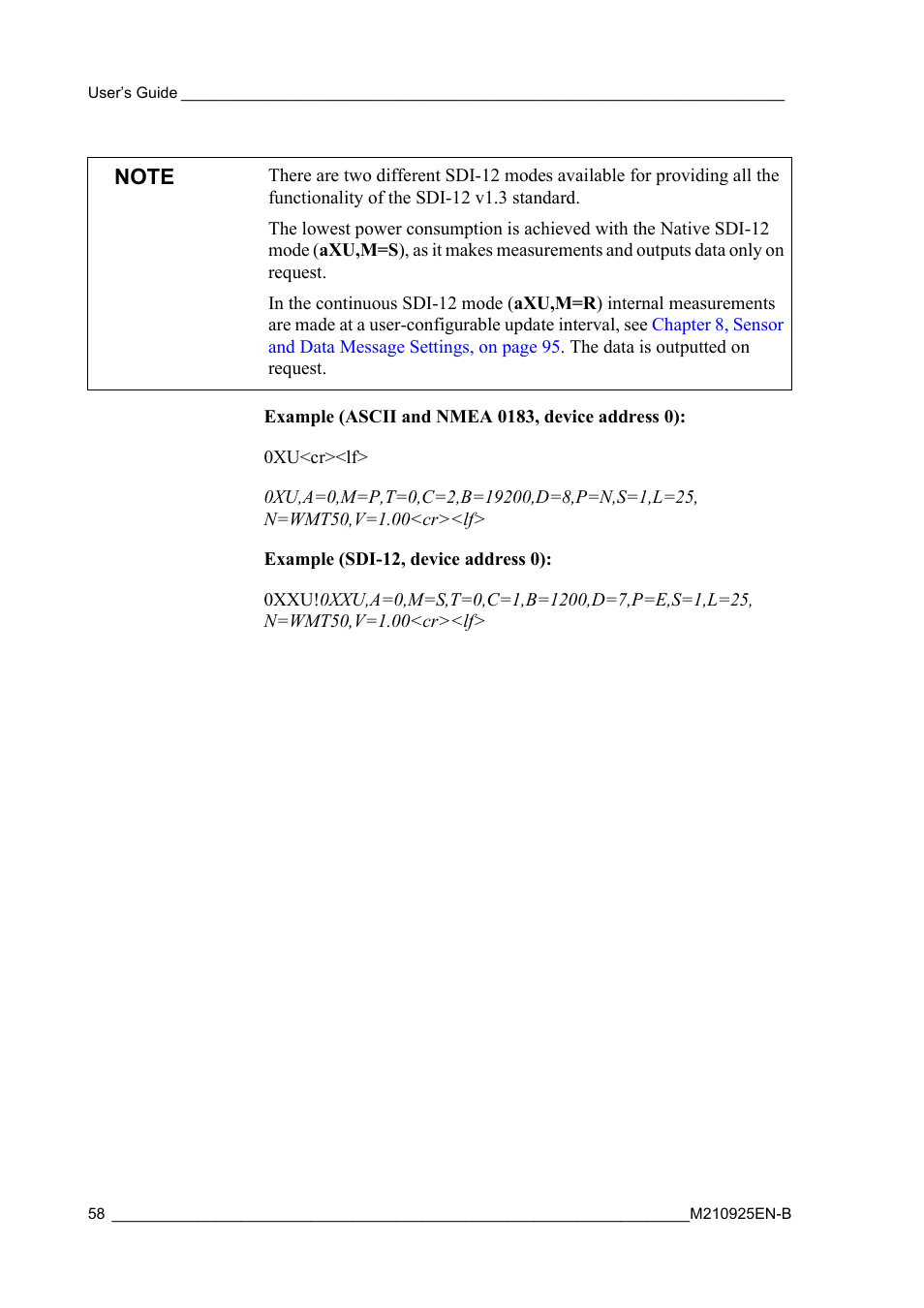Vaisala WMT52 User Manual | Page 60 / 143