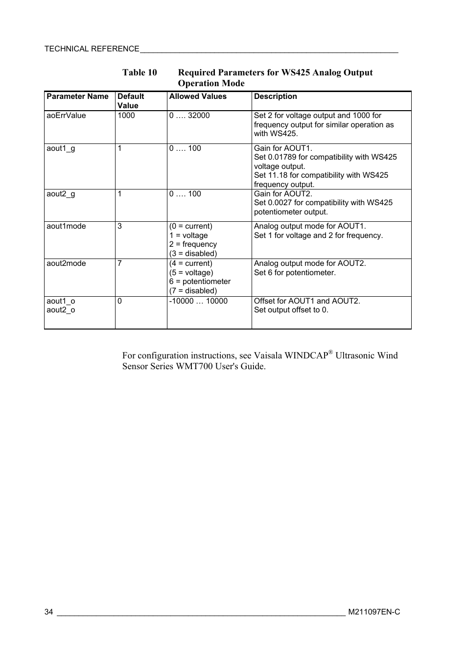 Vaisala WMT700 User Manual | Page 36 / 80