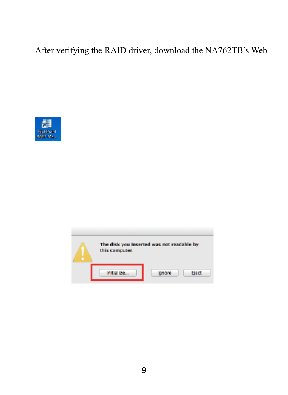 HighPoint NA762TB User Manual | Page 9 / 12