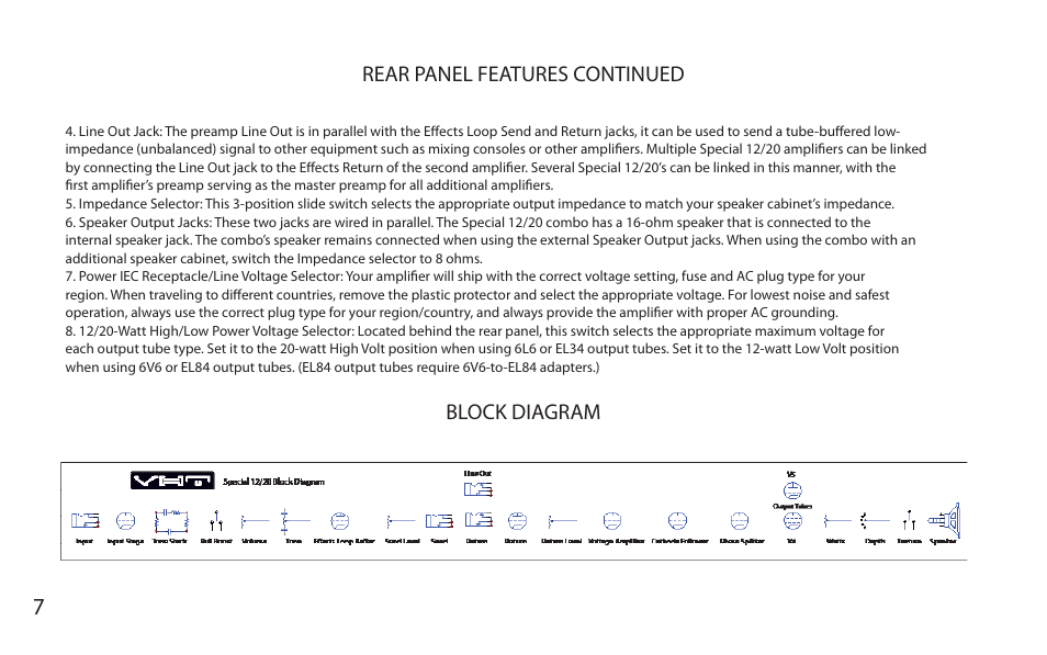 VHT Special 12/20 Head User Manual | Page 10 / 20