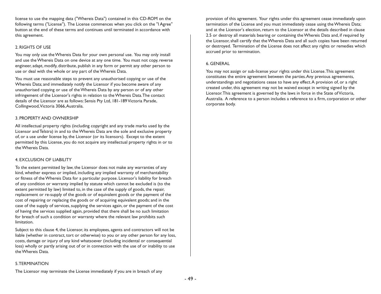 ALK Technologies CoPilot Symbian S60 User Manual | Page 51 / 51