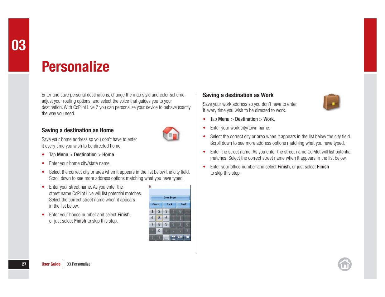 Personalize, In addition | ALK Technologies COPILOT LIVE 7 User Manual | Page 27 / 56