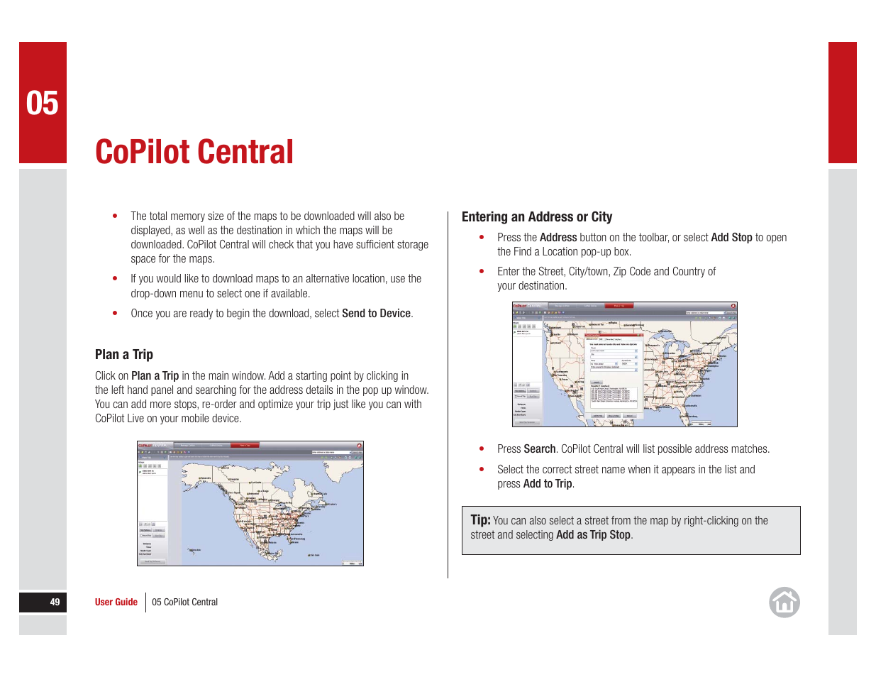 Copilot central | ALK Technologies COPILOT LIVE 7 User Manual | Page 49 / 56