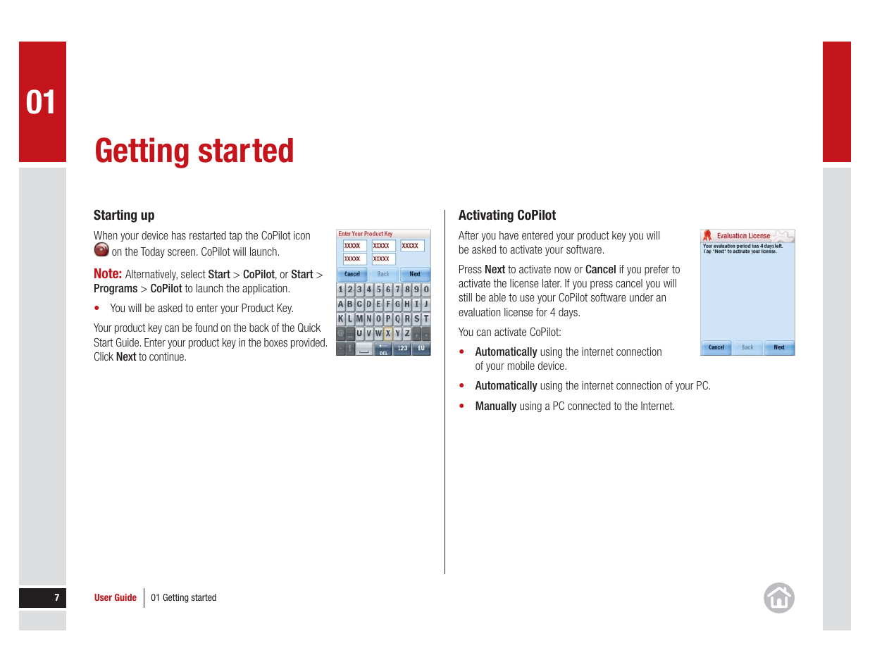 Getting started | ALK Technologies COPILOT LIVE 7 User Manual | Page 7 / 56