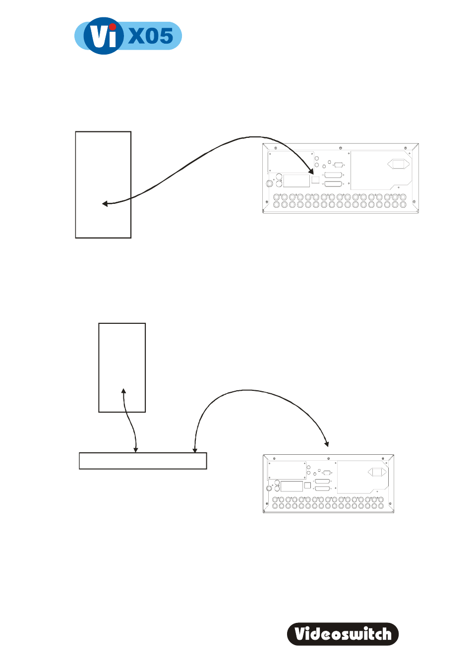 Digital recorder, 2 ethernet connection to a pc, 3 ethernet connection to a lan | Videoswitch Vi605 User Manual | Page 56 / 73