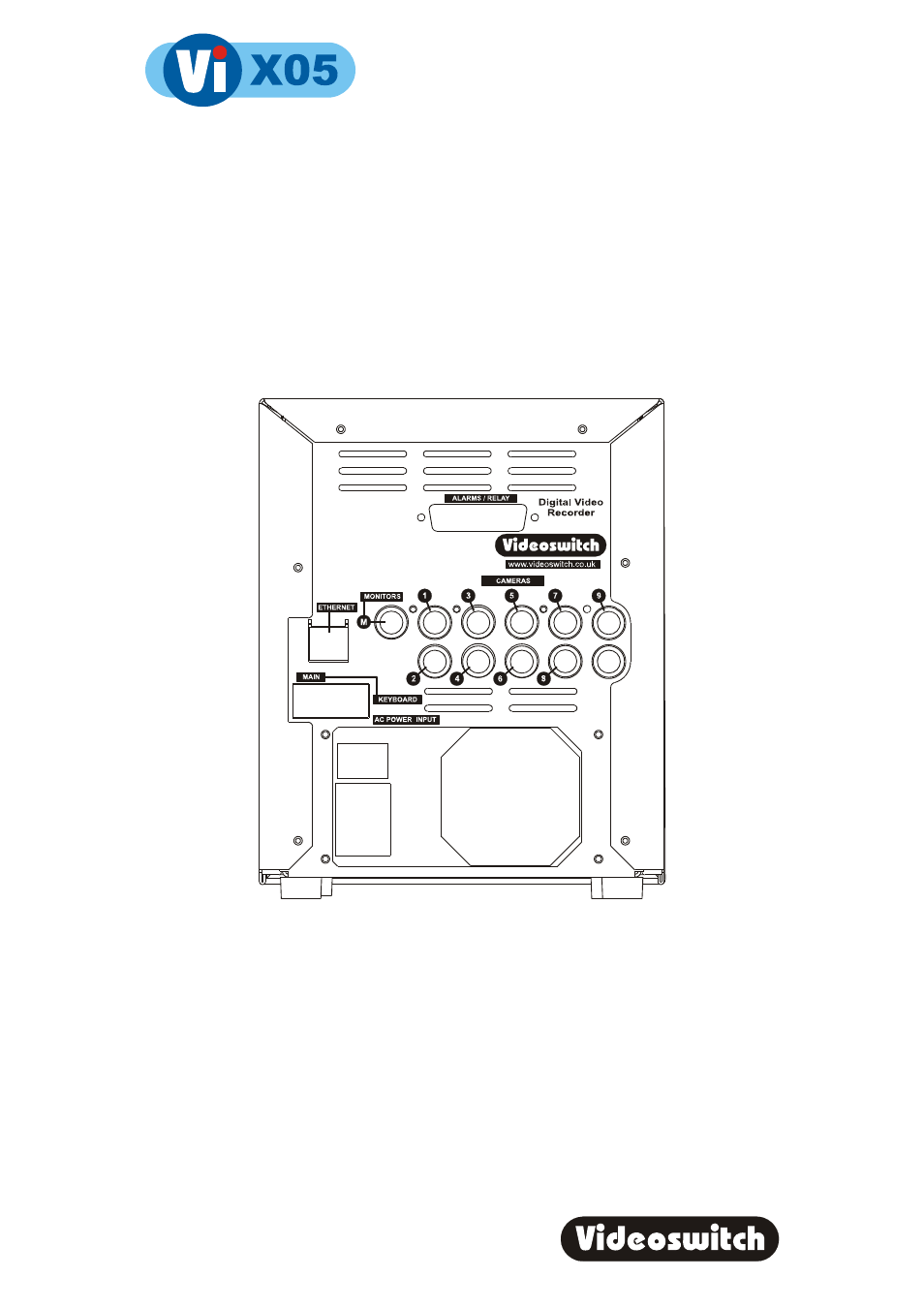 Digital recorder, 1 connecting up the vi101 | Videoswitch Vi605 User Manual | Page 6 / 73