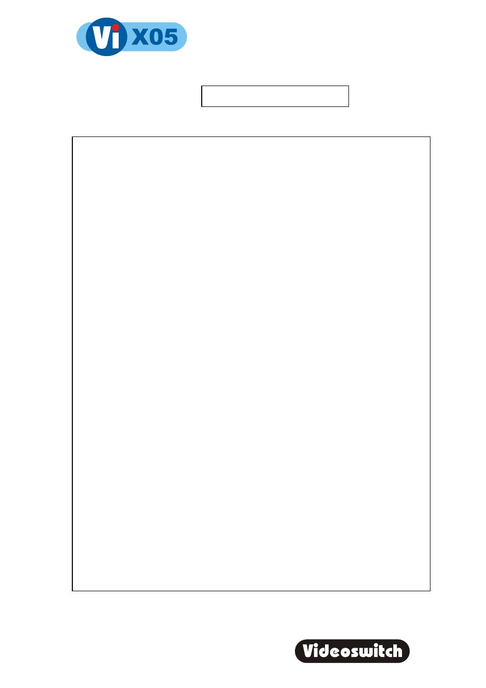 Digital recorder | Videoswitch Vi605 User Manual | Page 70 / 73