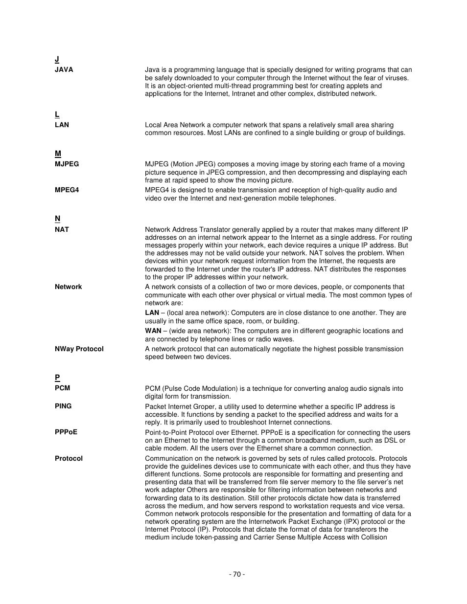 Airlink101 AICN1747W User Manual | Page 71 / 74