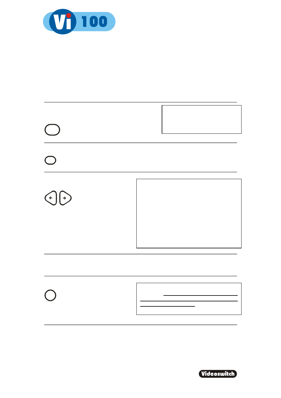 5 burn, Digital recorder | Videoswitch Vi100 User Manual | Page 17 / 37