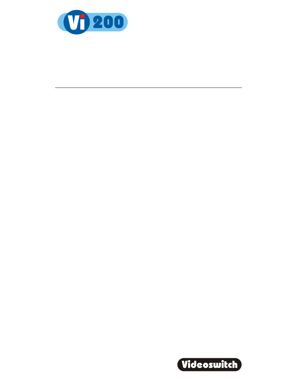 Digital recorder | Videoswitch Vi200 User Manual | Page 39 / 55