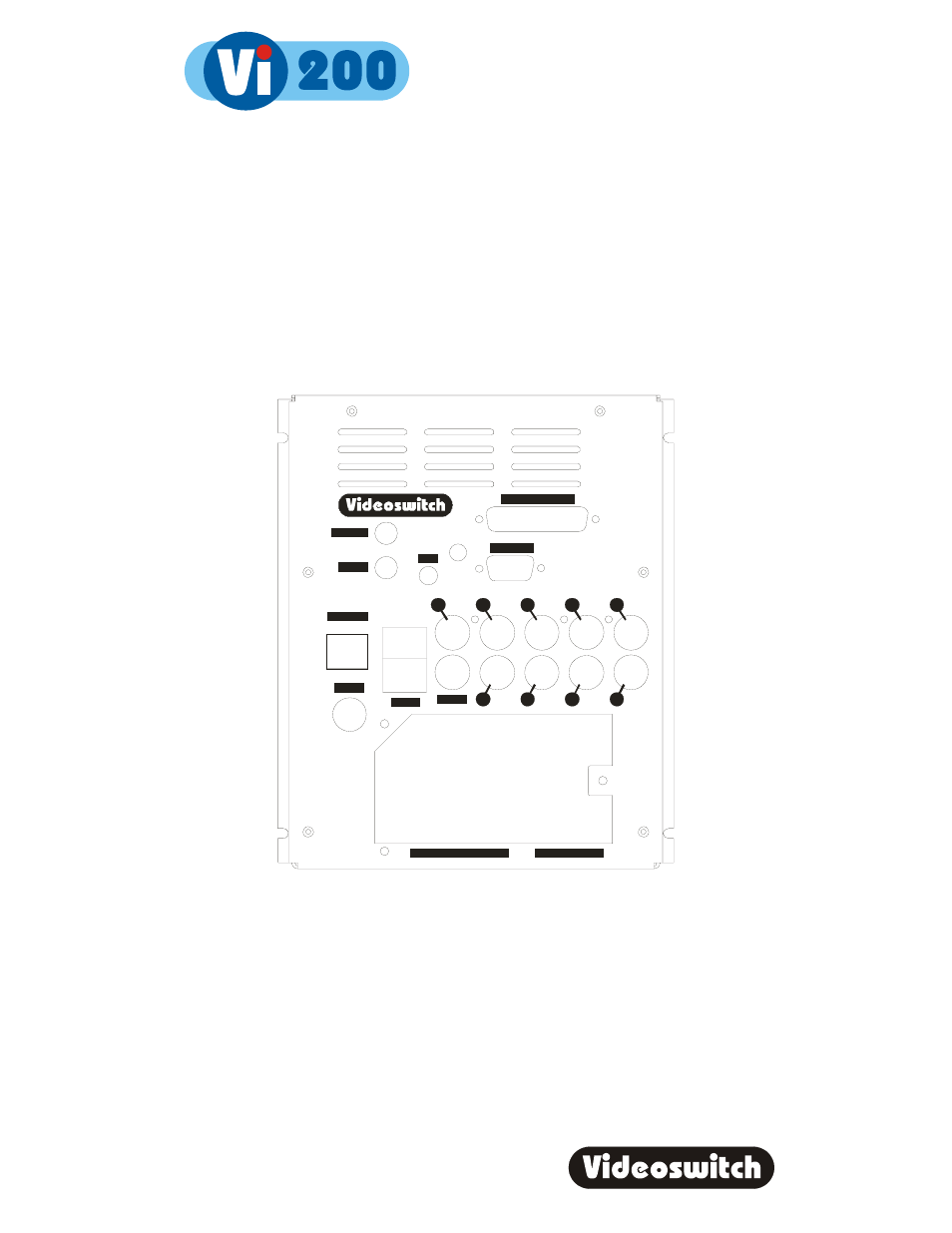 Digital recorder, 1 connecting up | Videoswitch Vi200 User Manual | Page 8 / 55