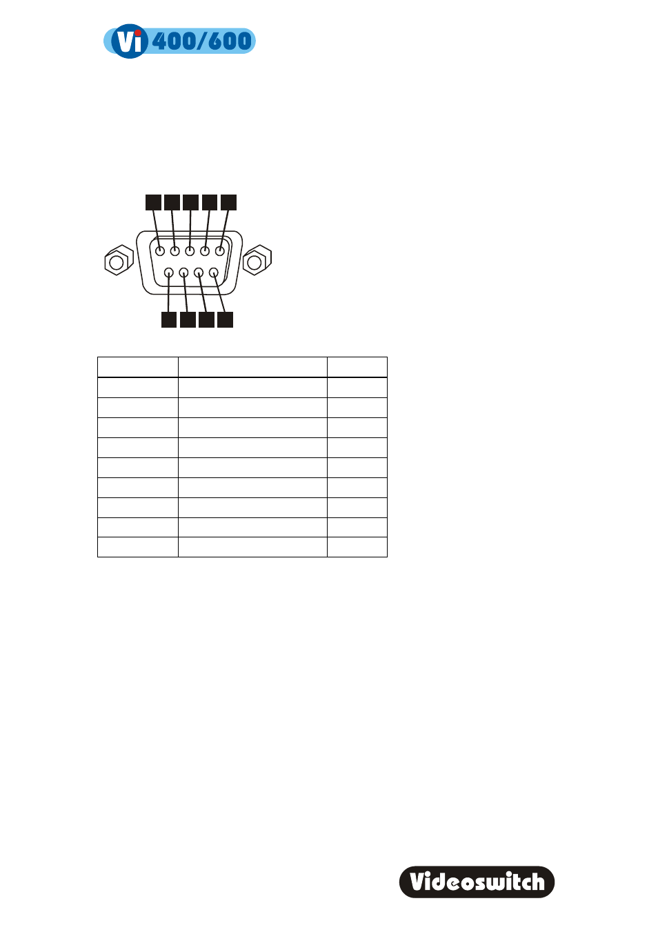 Digital recorder | Videoswitch Vi600 User Manual | Page 61 / 70