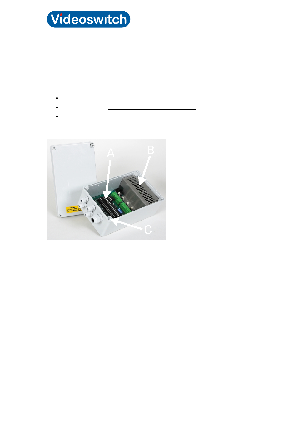 Cmor dome, 3 installing power supply, 1 fixing power supply to wall | Videoswitch CMOR D2 Dome User Manual | Page 19 / 38