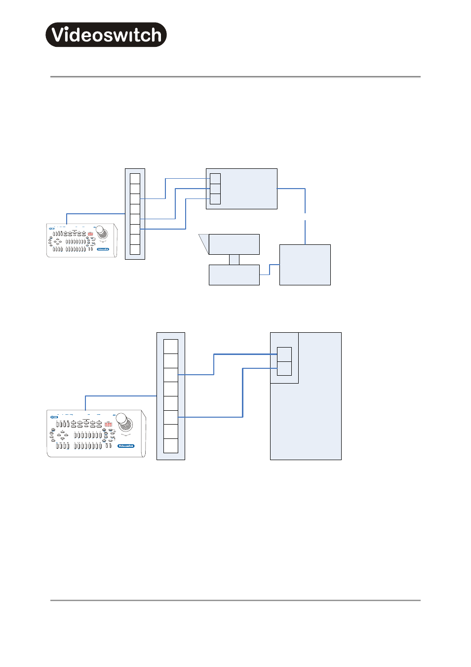 8 protocol 3 - molynx, 1 connections, 2 settings | Protocol 3 - molynx, Connections, Settings, Vi-k2/vi-k3 universal keyboard | Videoswitch Vi-K3 User Manual | Page 28 / 110