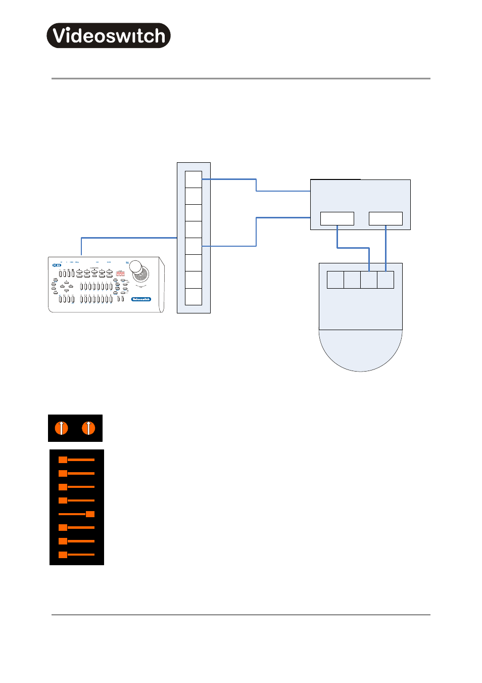 13 protocol 8 - bbv (20ma), 1 connections, 2 settings | Connections, Settings, Vi-k2/vi-k3 universal keyboard | Videoswitch Vi-K3 User Manual | Page 49 / 110