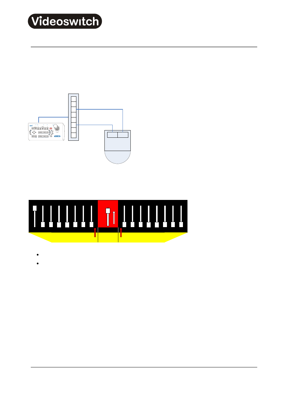 24 protocol 19 – vista (pelcod), 1 connections, 2 settings | 1 switch settings, Connections, Settings, Vi-k2/vi-k3 universal keyboard | Videoswitch Vi-K3 User Manual | Page 94 / 110