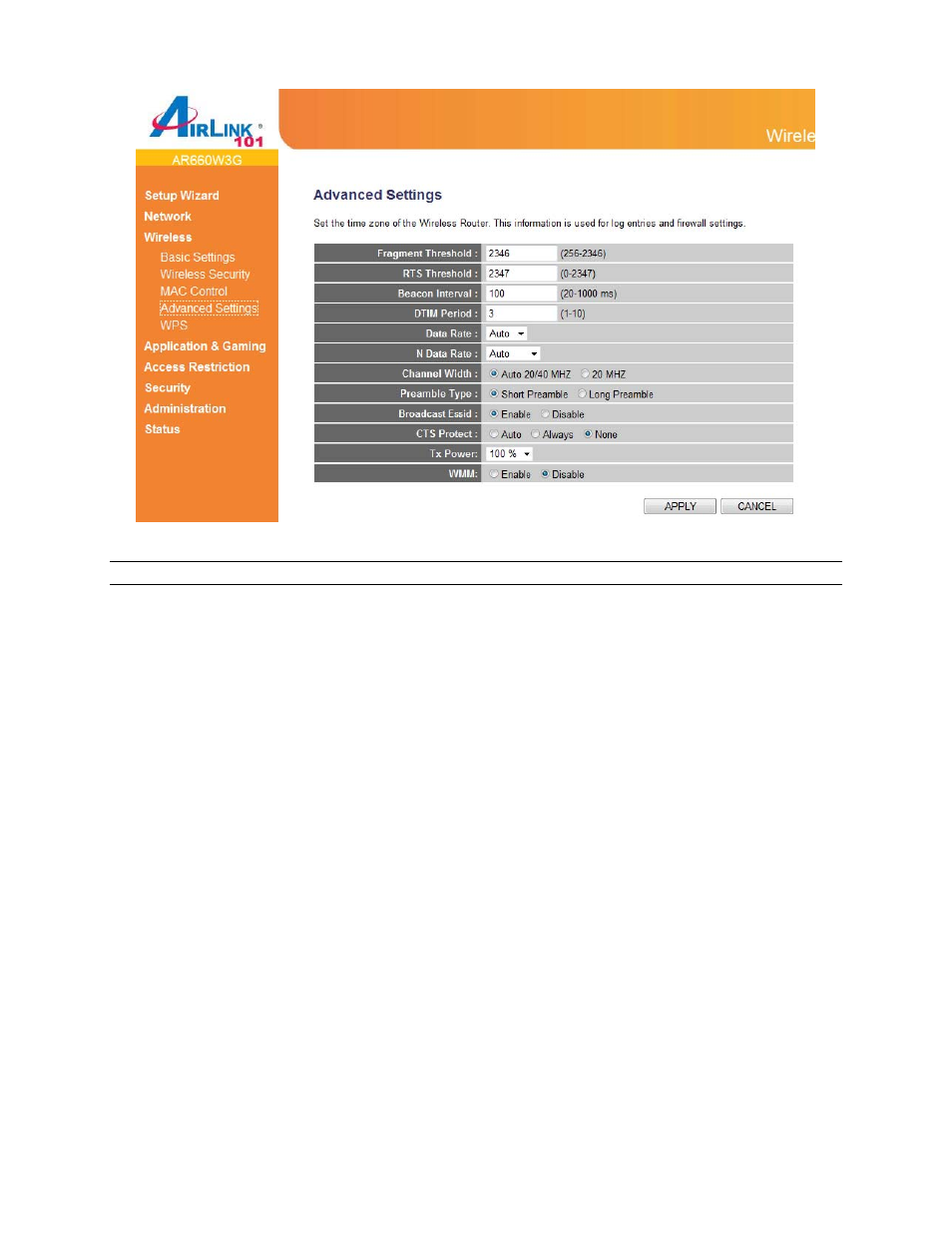 Airlink101 AR660W3G User Manual | Page 42 / 76