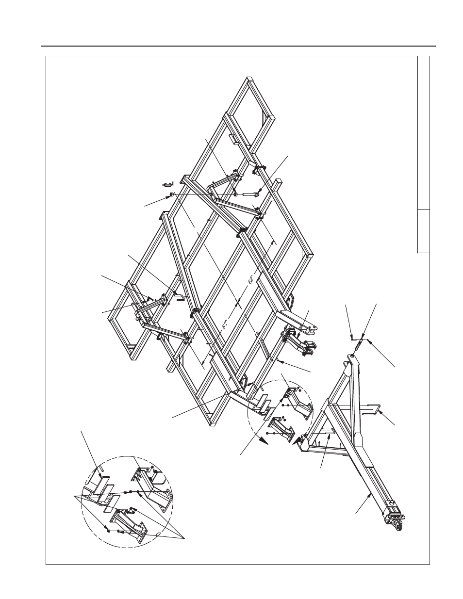 16' & 20' hitch & cylinder attachments, 16’ & 20’ gang depth control hydraulics -3 | Summers Disk-Chisel User Manual | Page 85 / 119